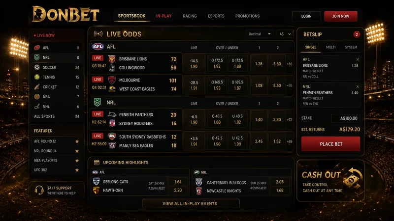 Editorial workspace showing DonBet odds and payout data being checked against our scoring sheet